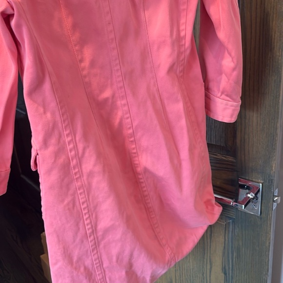 Pink Button-Up Spring coat - Picture 14 of 15